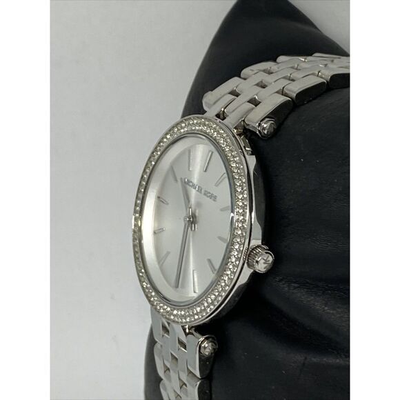 Michael Kors MK3426 Womens Silver Stainless Steel Analog Dial Quartz Watch VK224 - Picture 4 of 12